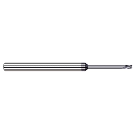 Harvey Tool End Mill for Exotic Alloys - Corner Radius, 0.1250" (1/8), Corner Radius: 1/64" 932608-C6